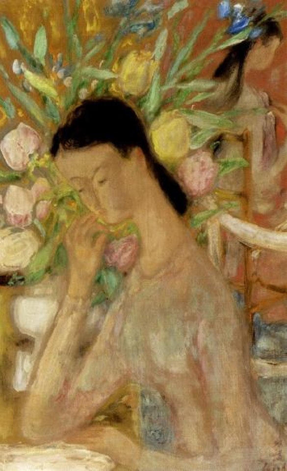 La jeune fille en mauve by Le Pho