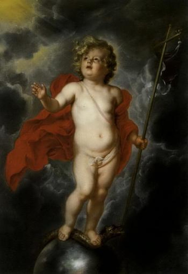 Infant Jesus as Salvator Mundi by Anthony van Dyck