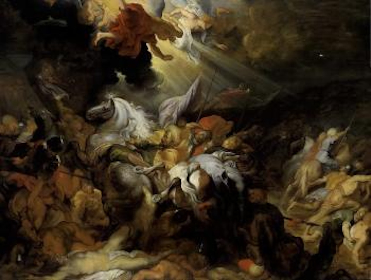 Defeat of Sanherib, King of Assyria at the gates of Jerusalem by Peter Paul Rubens