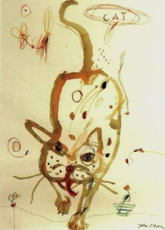 Cat by John Olsen