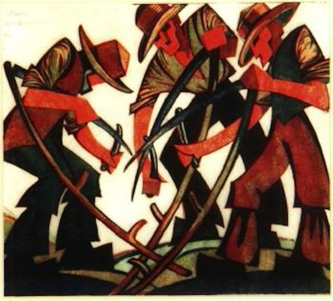 Mowers by Sybil Andrews