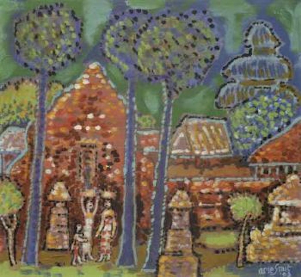 In front of the temple by Arie Smit