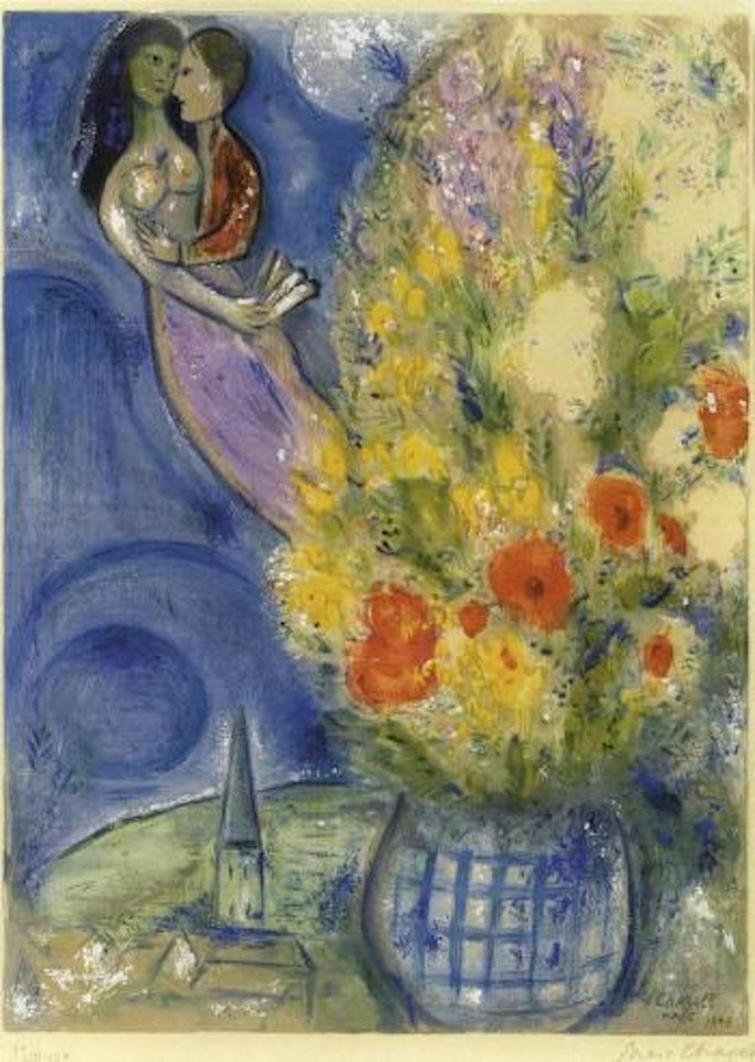 Figure composition by Marc Chagall