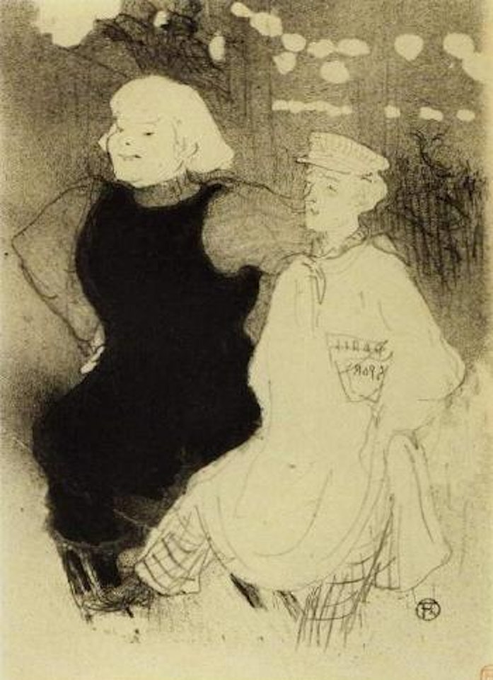 Au Moulin Rouge - l'Union Franco-Russe by Henri de Toulouse-Lautrec