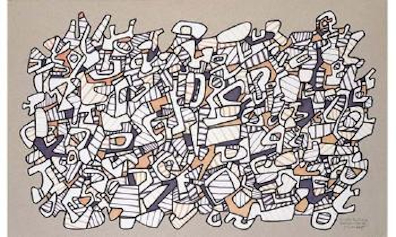 Le Cadastre by Jean Dubuffet