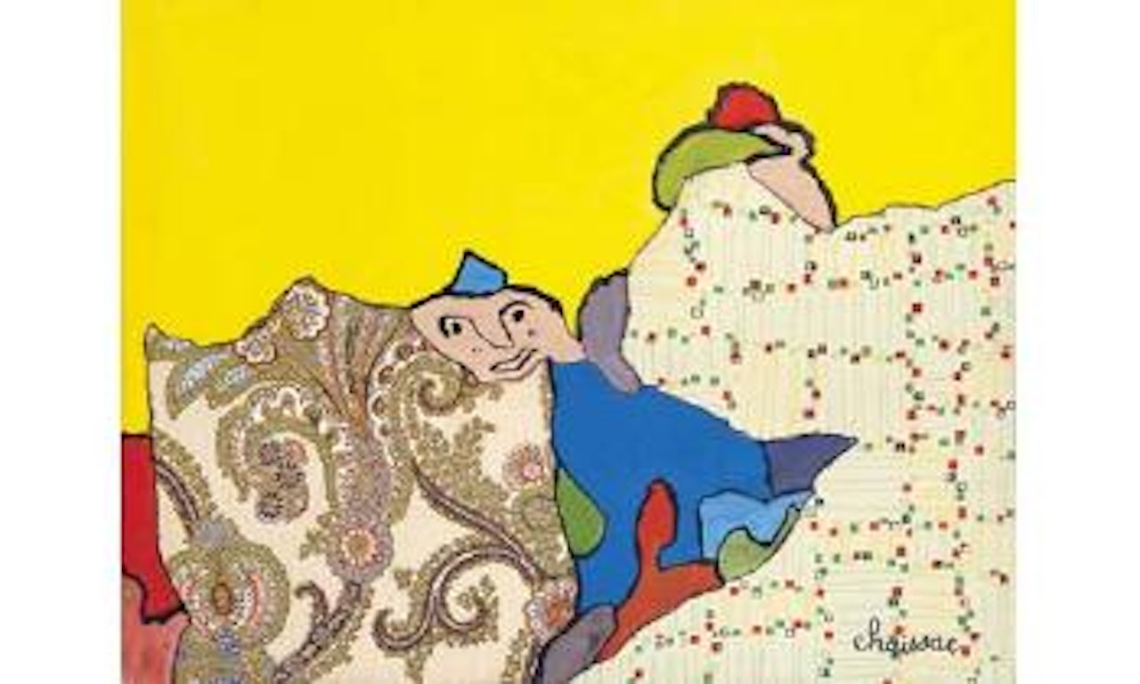 Composition a un personnage by Gaston Chaissac
