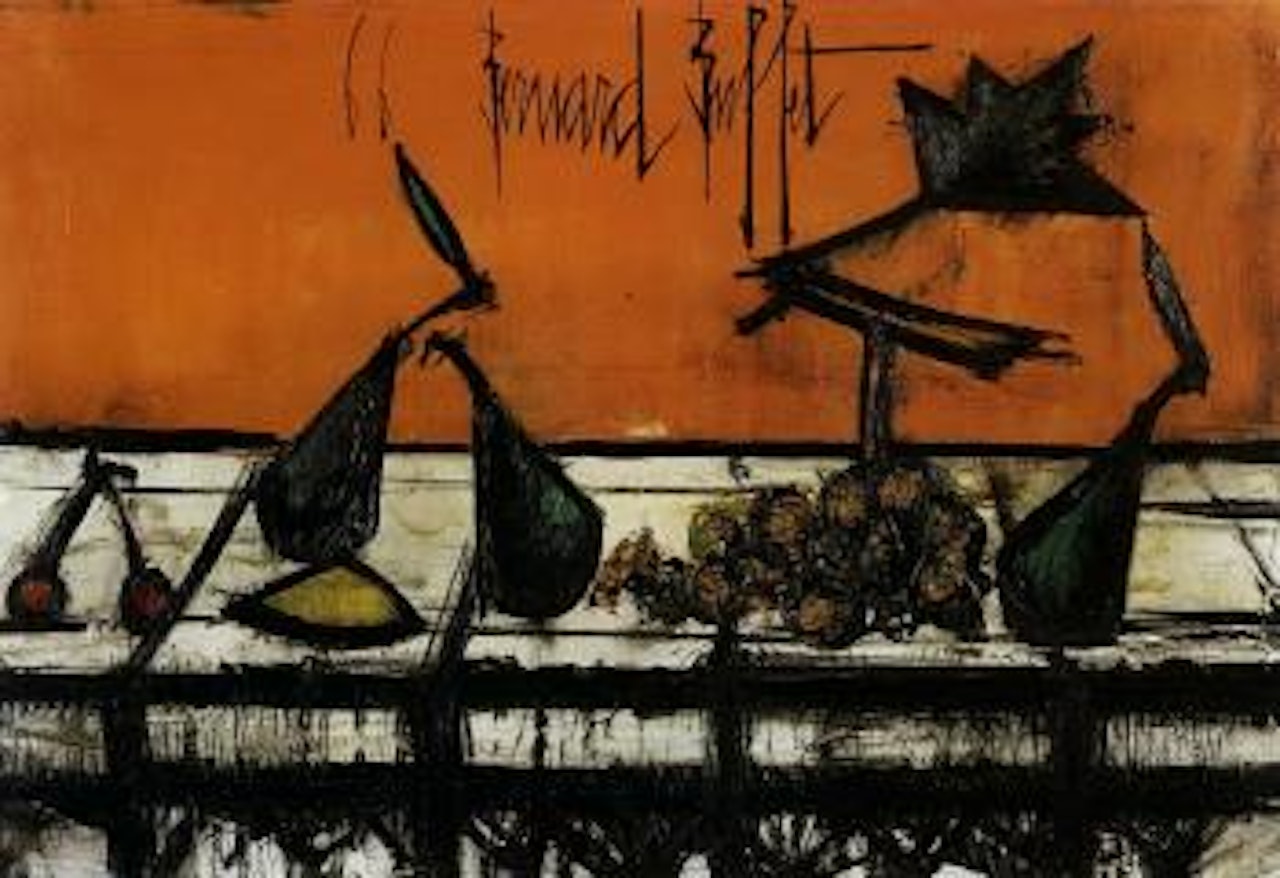 Still life of fruit by Bernard Buffet