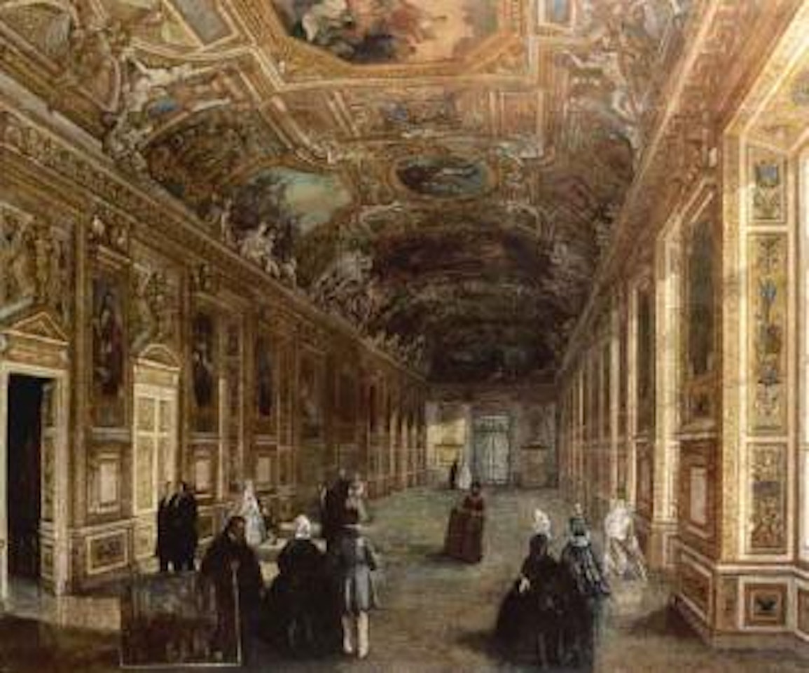 La Galerie d'Apollon au Louvre by French School