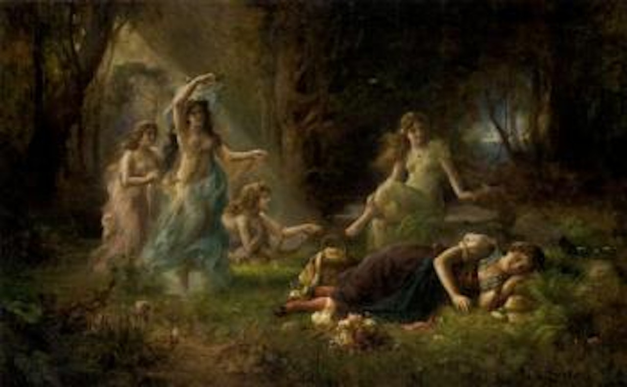 Sleeping beauty by Hans Zatzka
