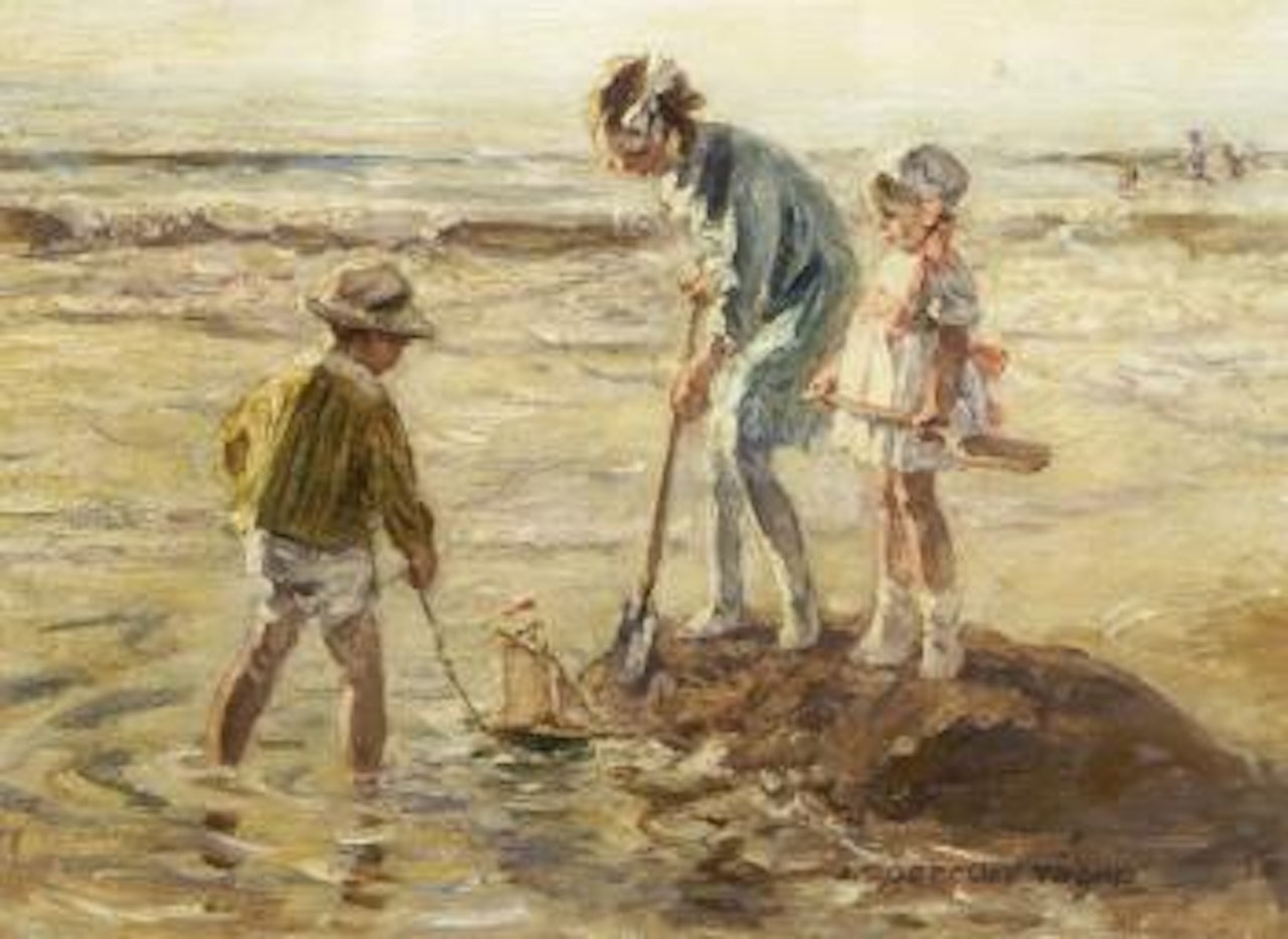 Fun on the beach by Jan Zoetelief Tromp