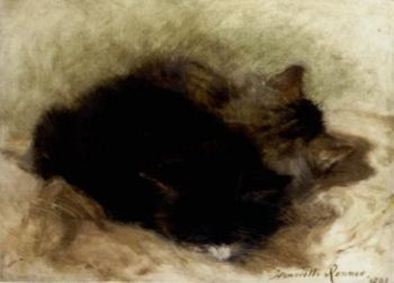 Utter contentment by Henriette Ronner-Knip