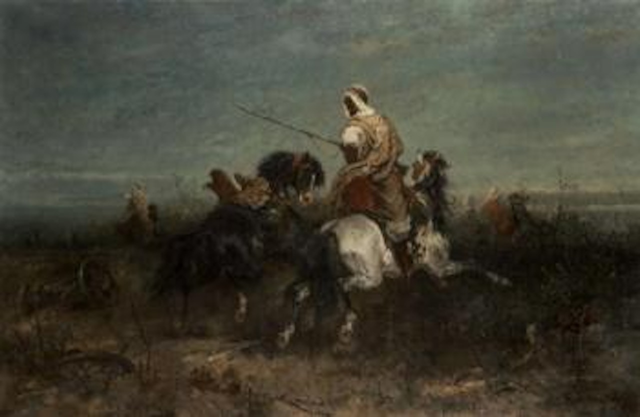 Retreat by Adolf Schreyer