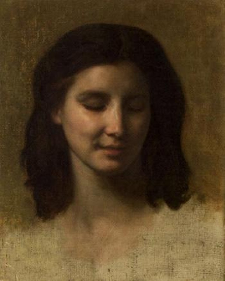 Etude de tete d'Augustine by William-Adolphe Bouguereau