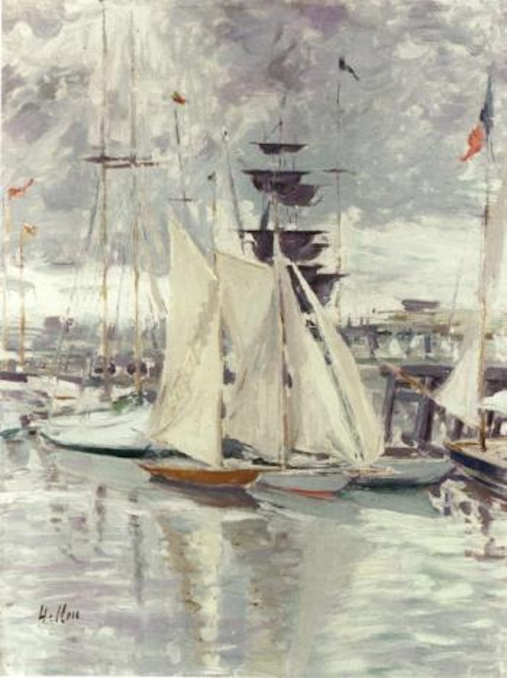 Le bassin de Deauville by Paul César Helleu