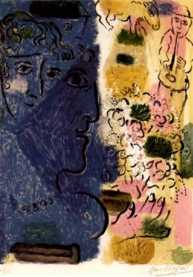 Exhibition poster by Marc Chagall