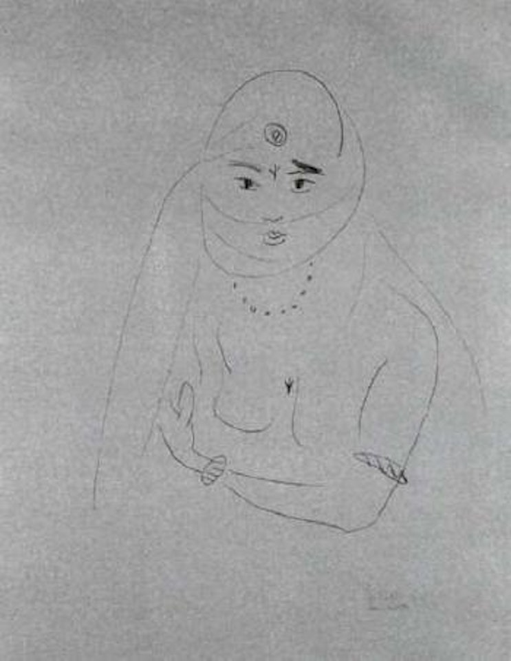 Figure voilee aux deux bracelets by Henri Matisse
