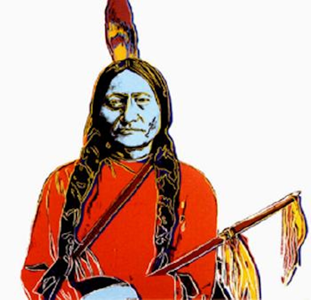 Sitting Bull by Andy Warhol