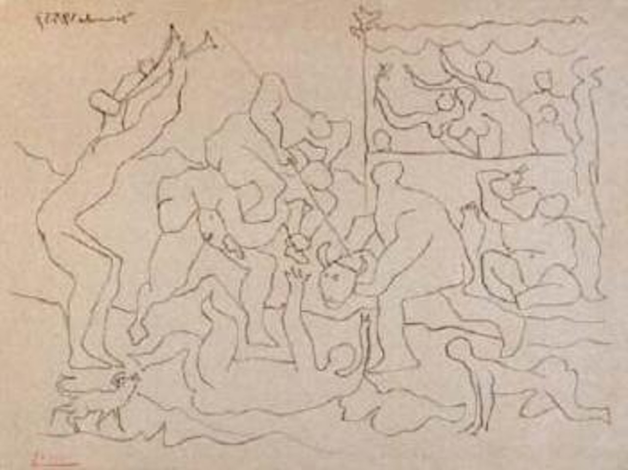 Jeu de la Corrida by Pablo Picasso