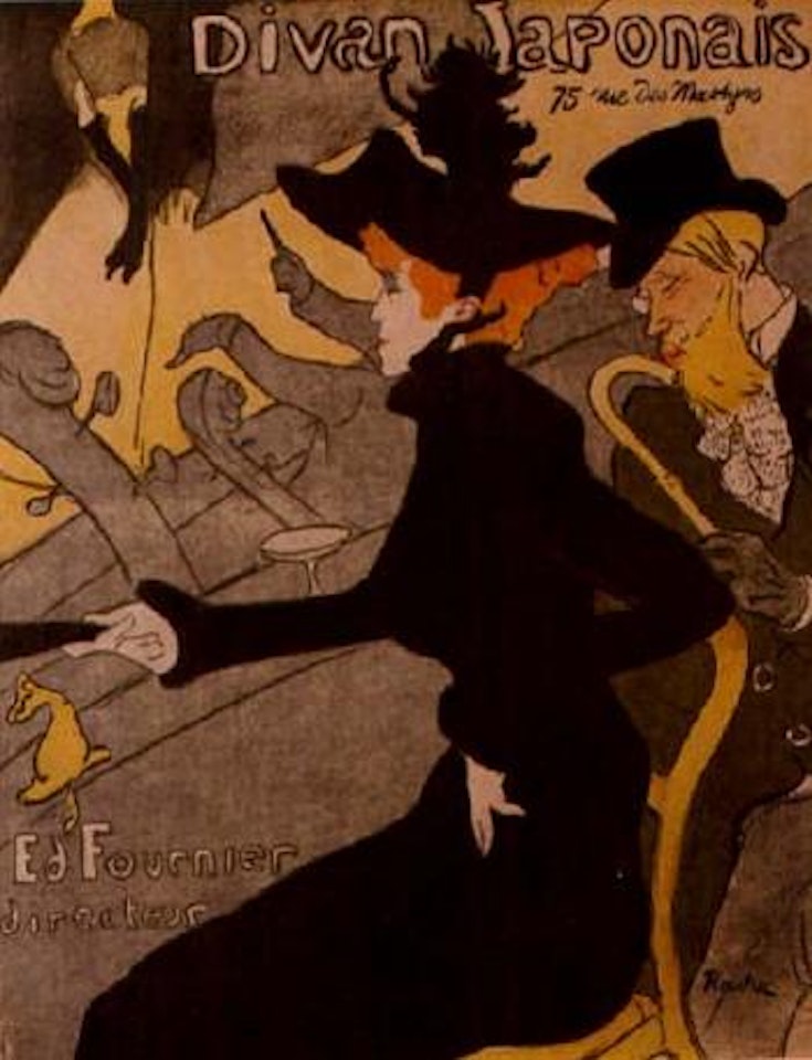 Divan Japonais by Henri de Toulouse-Lautrec