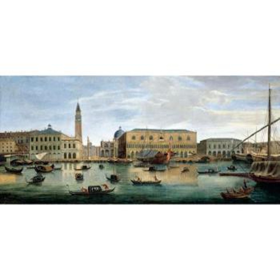 Venice, view of the Riva Degli Schiavoni with the Palazzo Ducale by Gaspar van Wittel