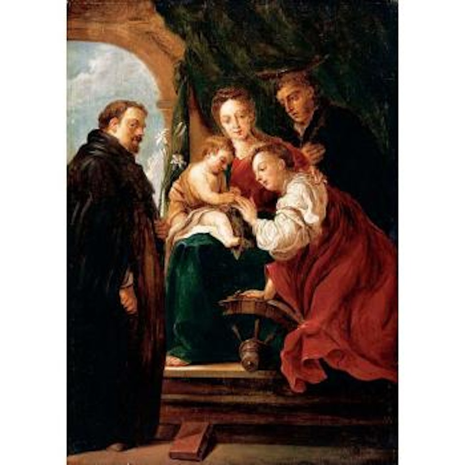 Mystic marriage of Saint Catherine by David Teniers II