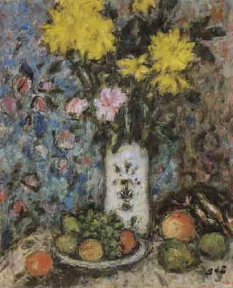 Bouquet et pommes by Georges d’Espagnat