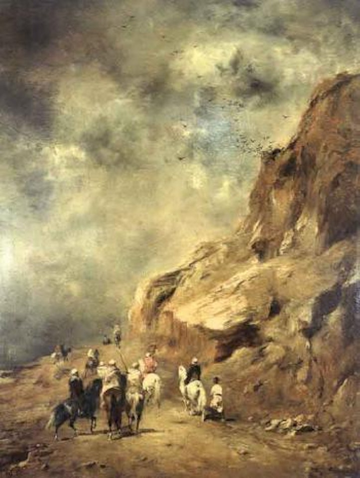 Depart pour la chasse by Eugene Fromentin