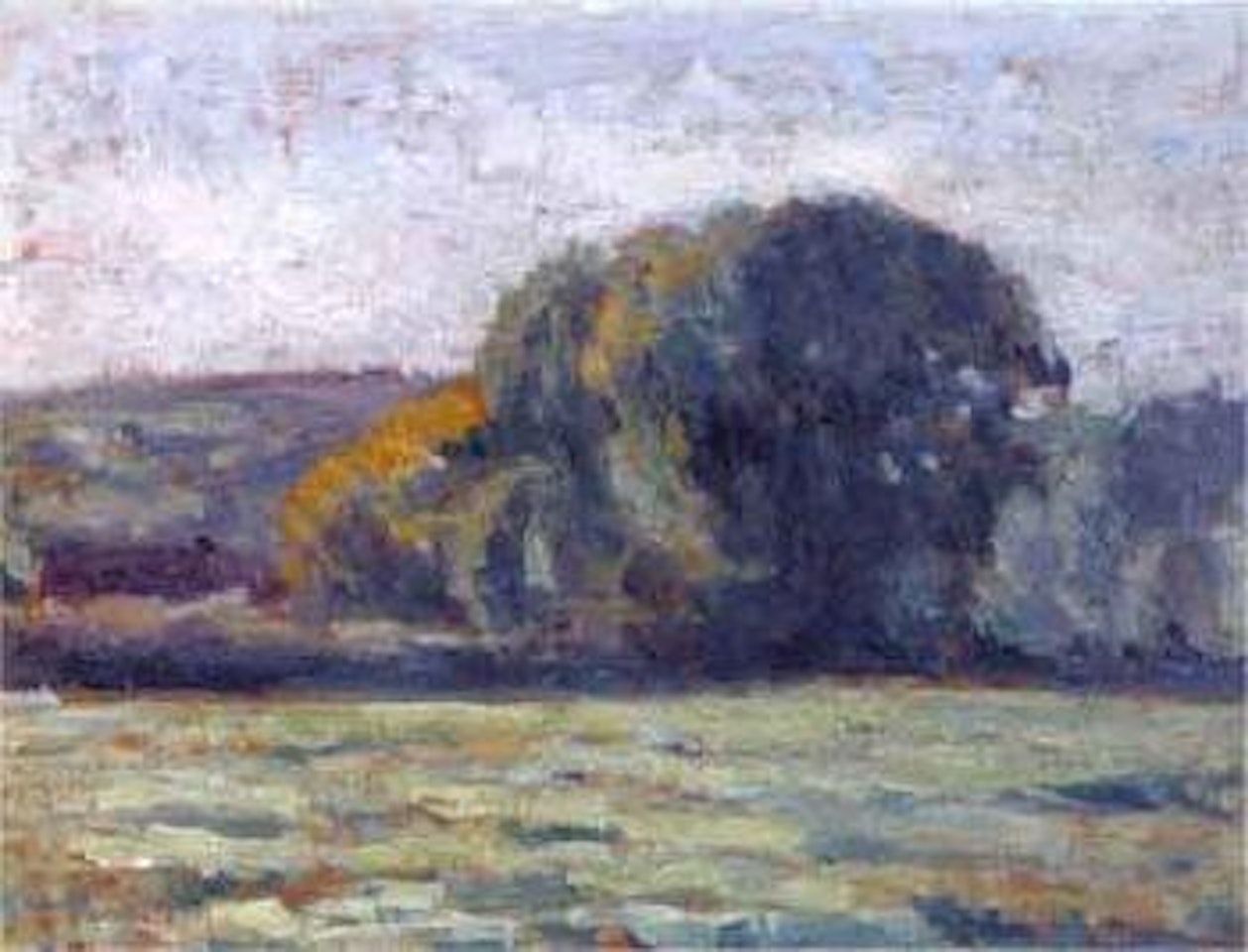 Bouquet d'arbres a Bussy sur Cure by Maximilien Luce