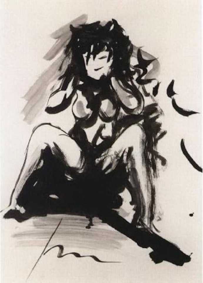 Nude by Lucio Fontana