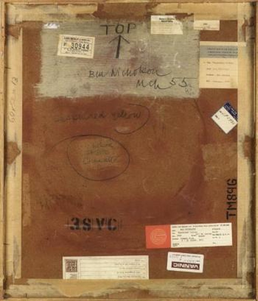 Suspended yellow by Ben Nicholson, O.M.