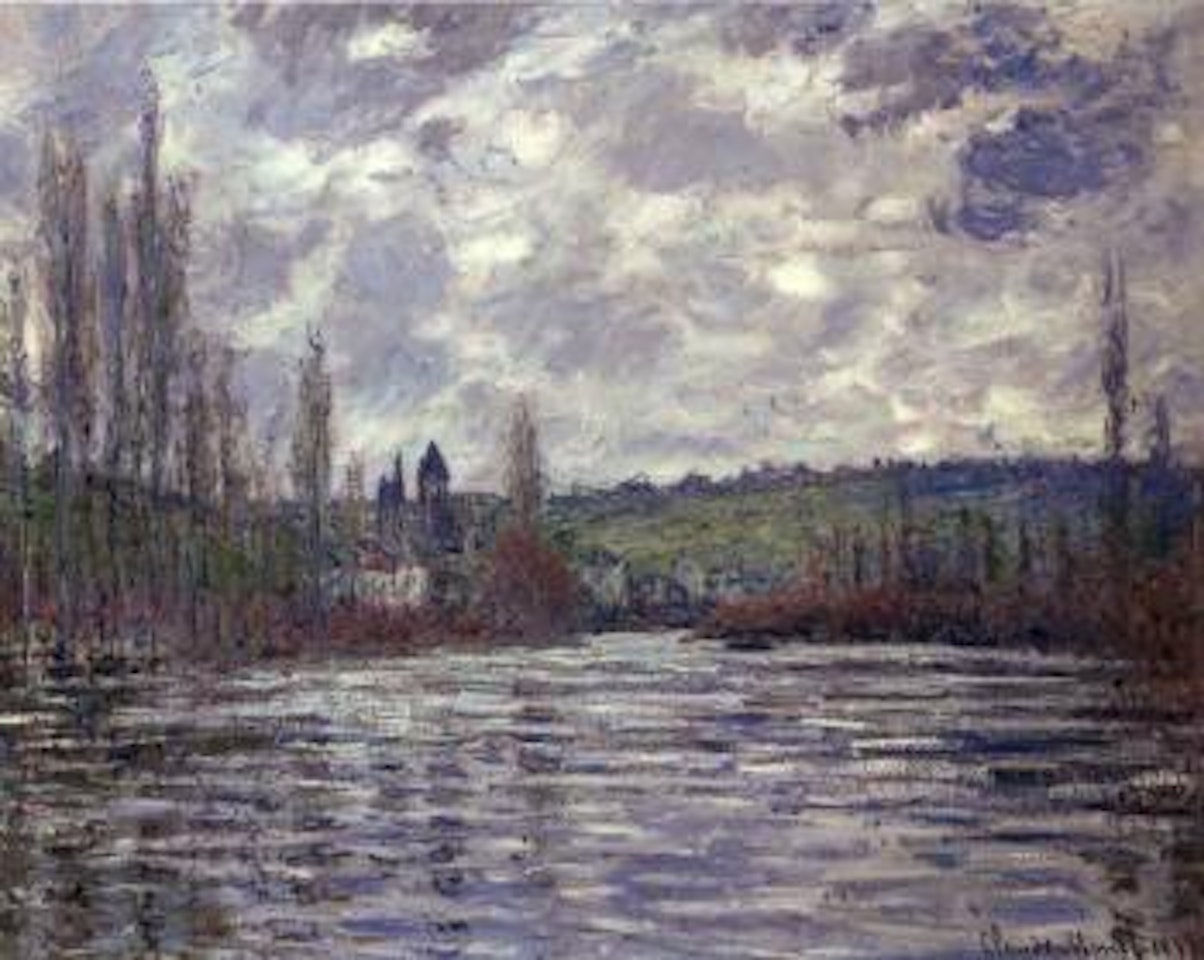 La Seine en crue a Vetheuil by Claude Monet