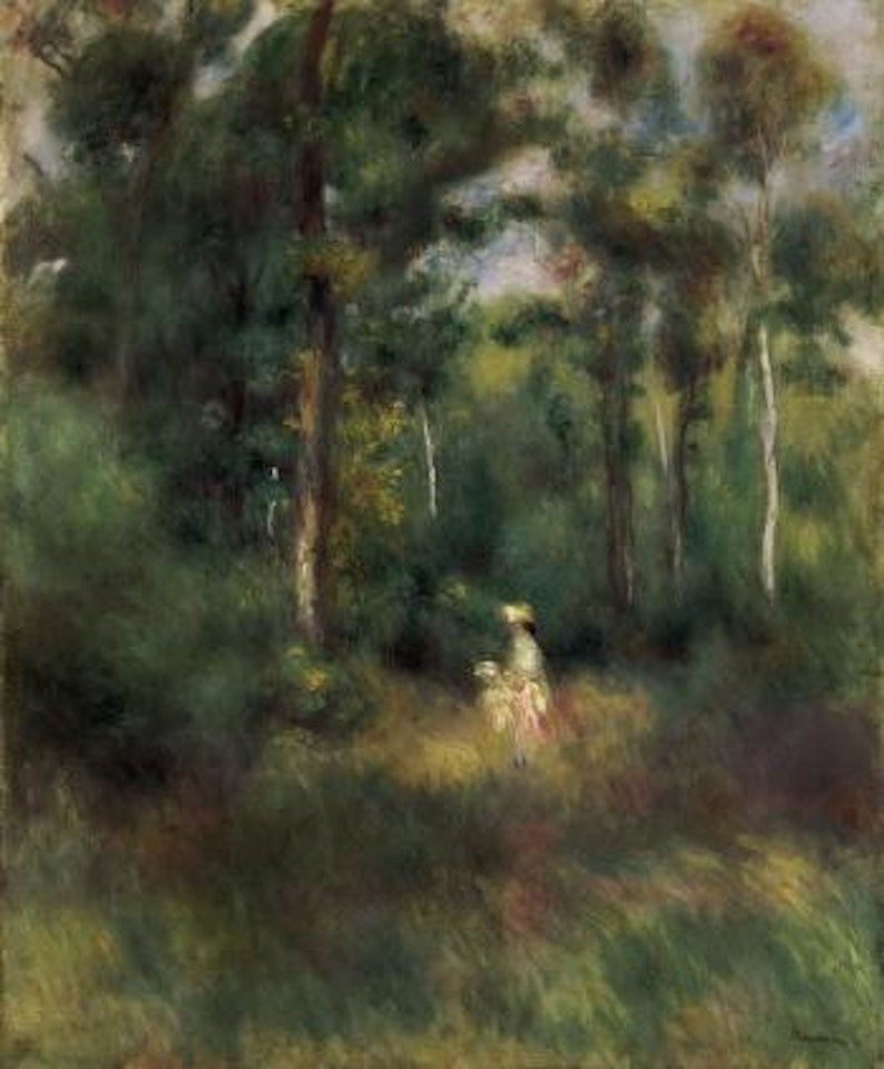 La forêt de Marly by Pierre-Auguste Renoir