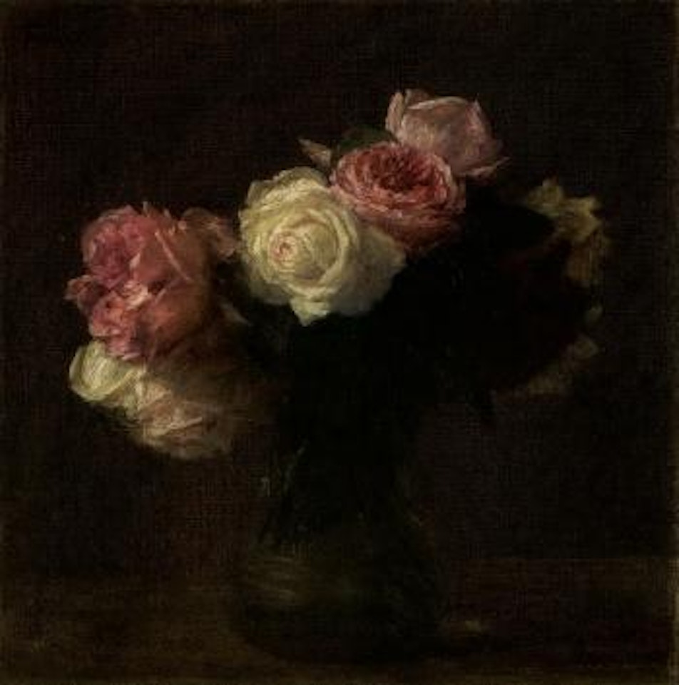 Roses by Henri Fantin-Latour