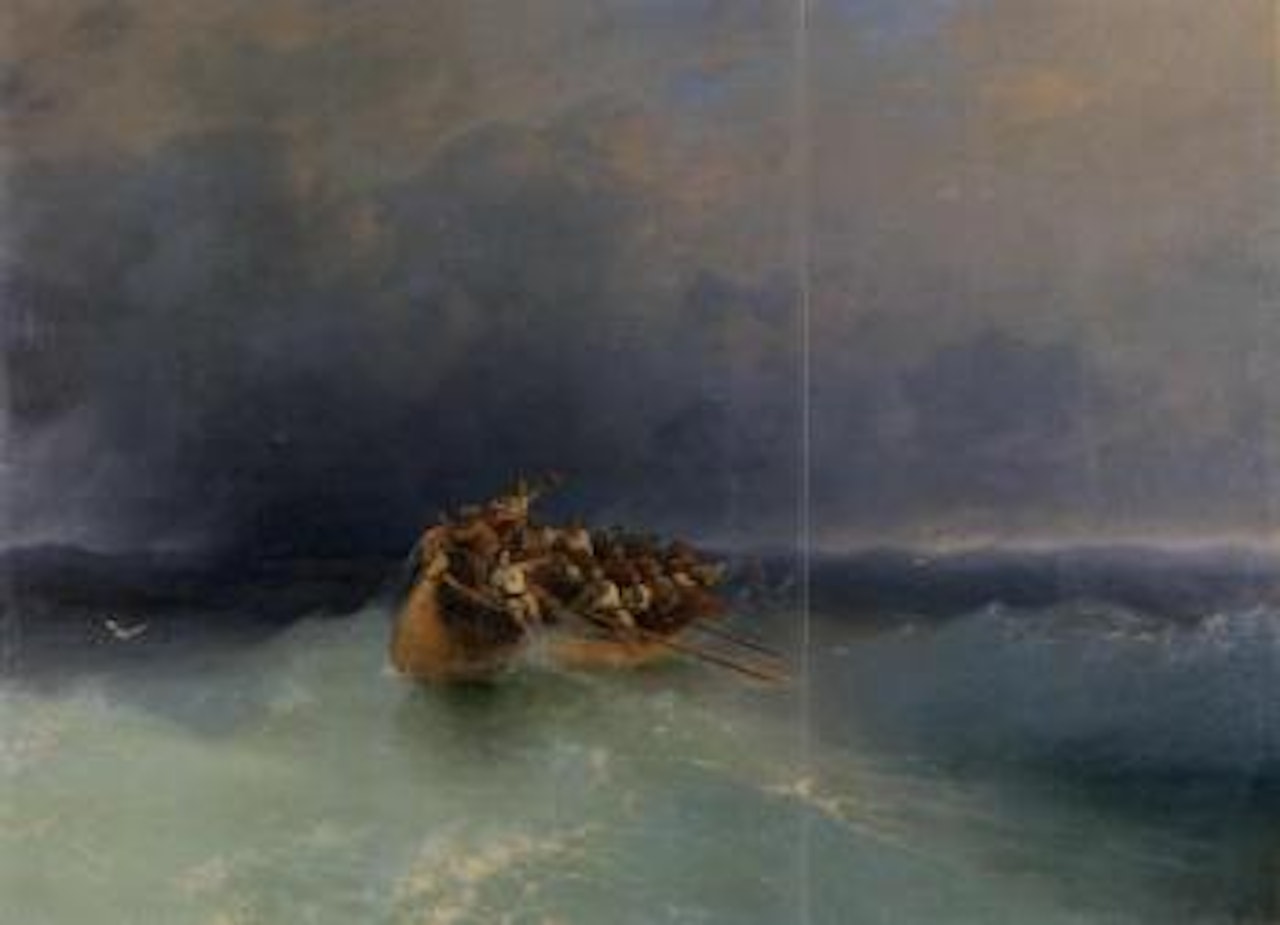 Survivors by Ivan Konstantinovich Aivazovsky
