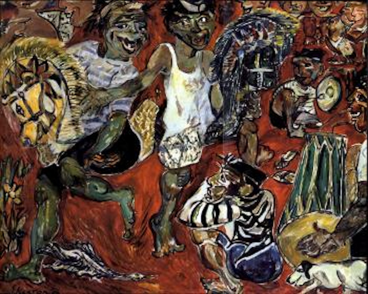 Pemandangan dekat lido - landscape near Lido by Sindutomo Sudjojono