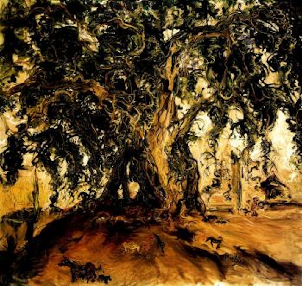 Pohon beringin - banyan tree by Affandi