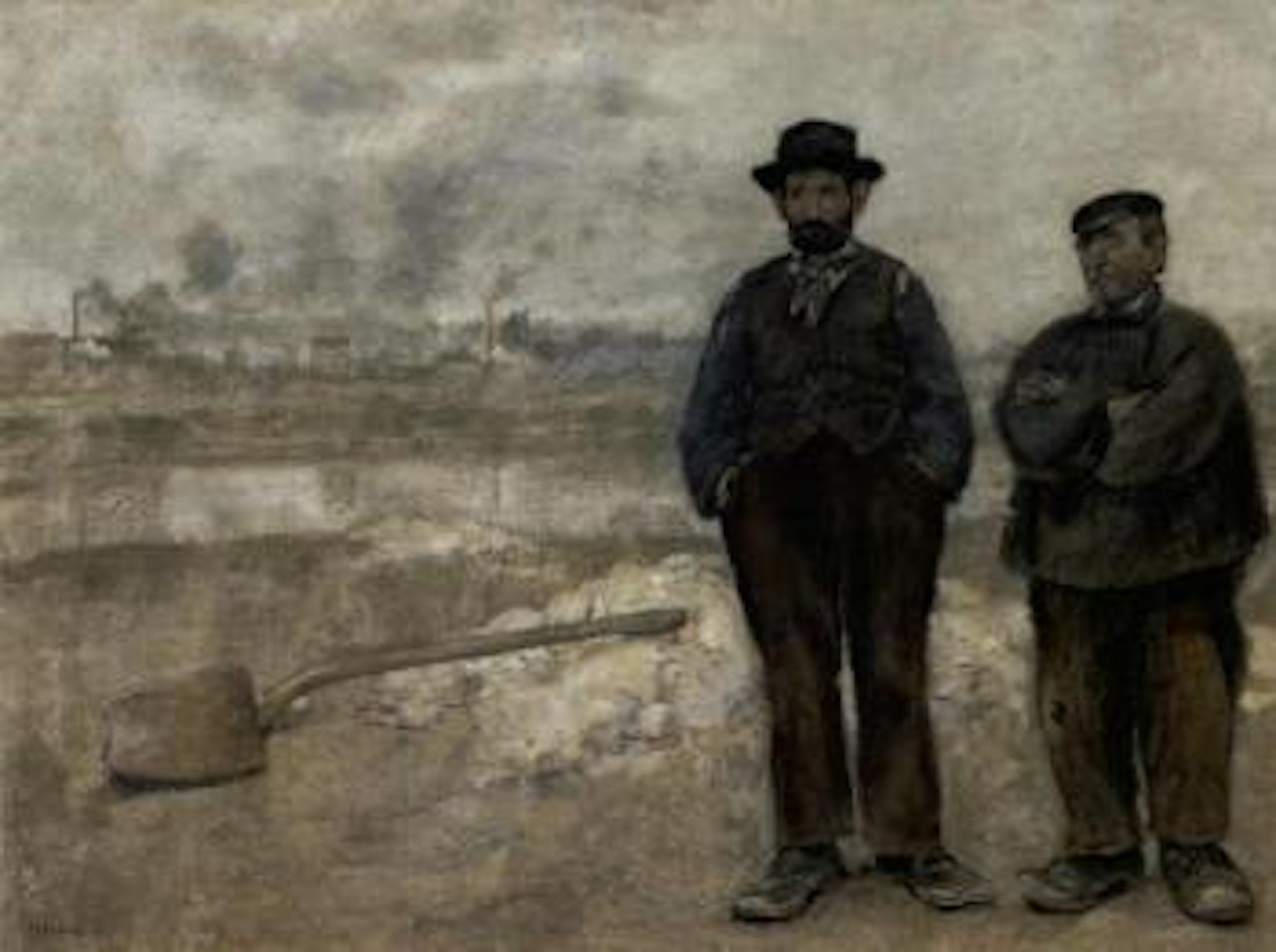 Two workmen by Jean Francois Raffaelli