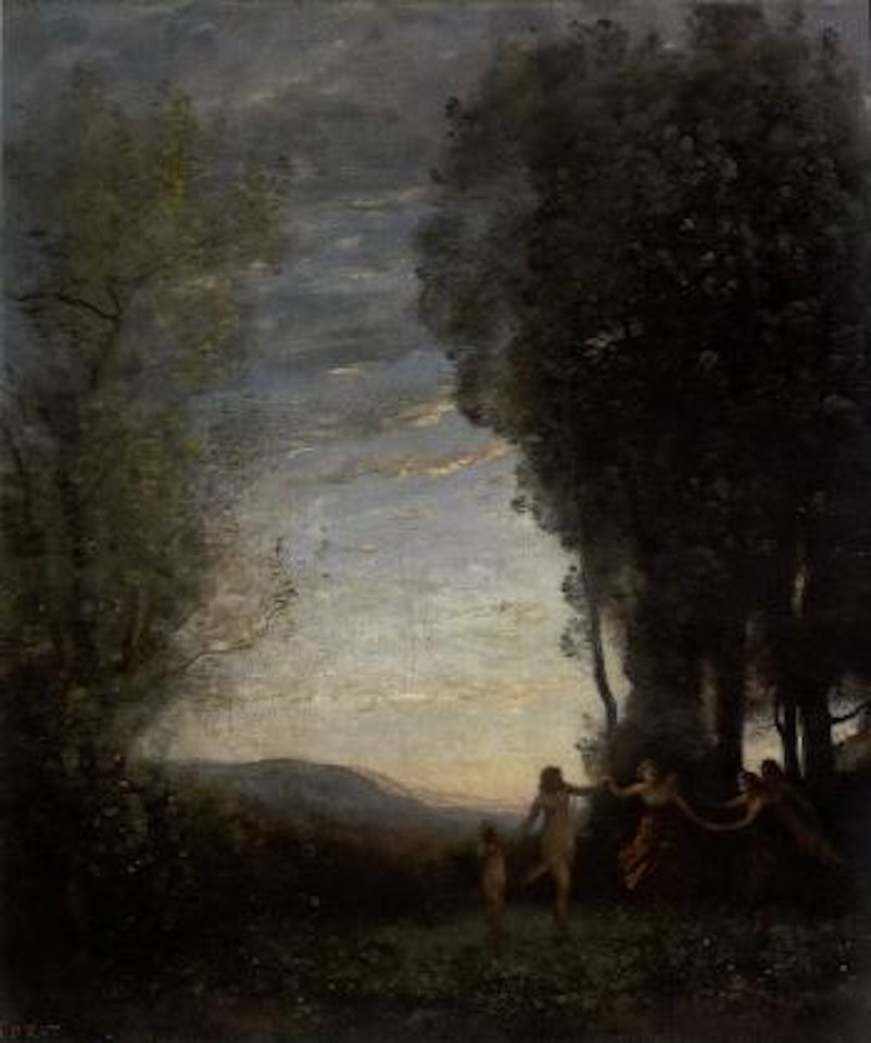 Ronde de nymphes by Jean Baptiste Camille Corot