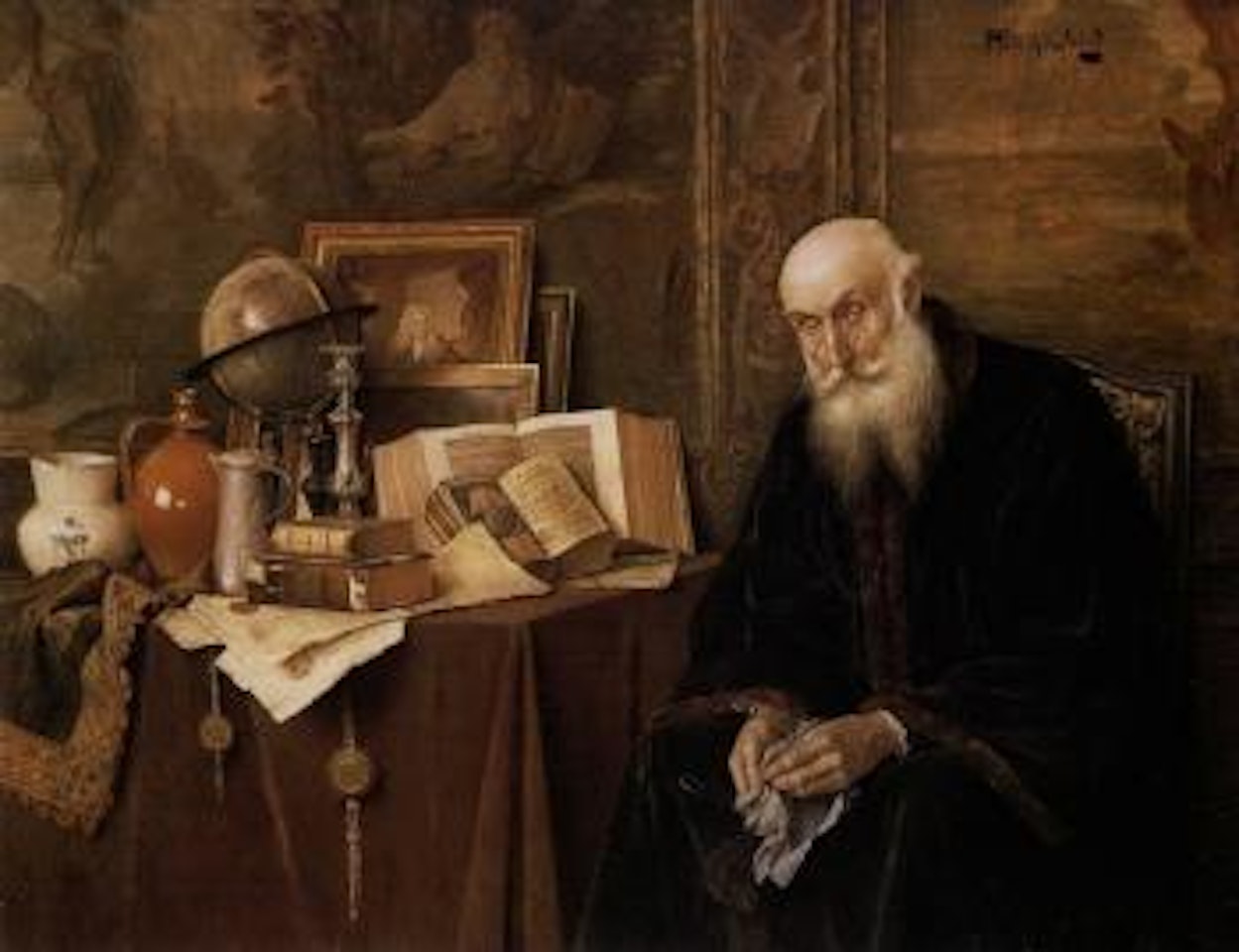 Le vieil erudit by Alois Heinrich Priechenfried