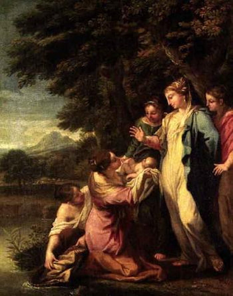 Finding of Moses by Roman School