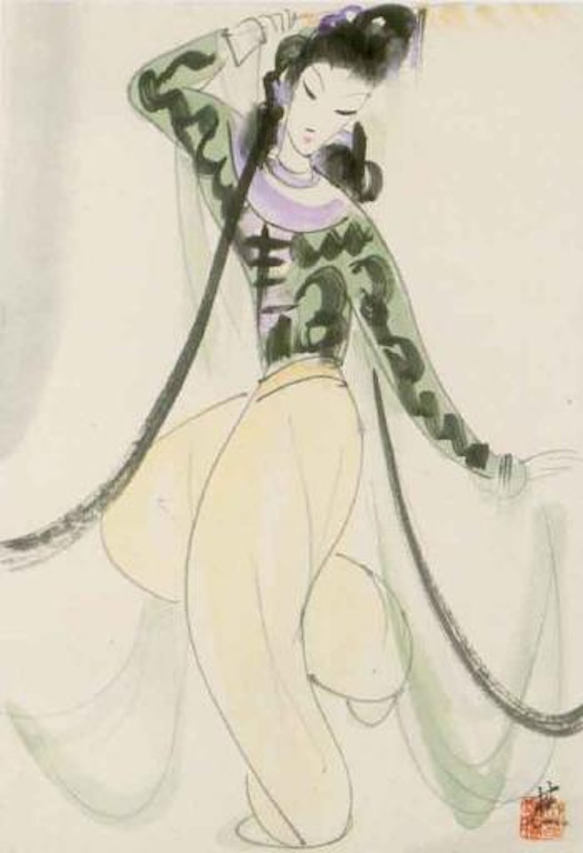 Ladies by Lin Fengmian