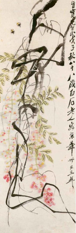 Wisteria by Qi Baishi
