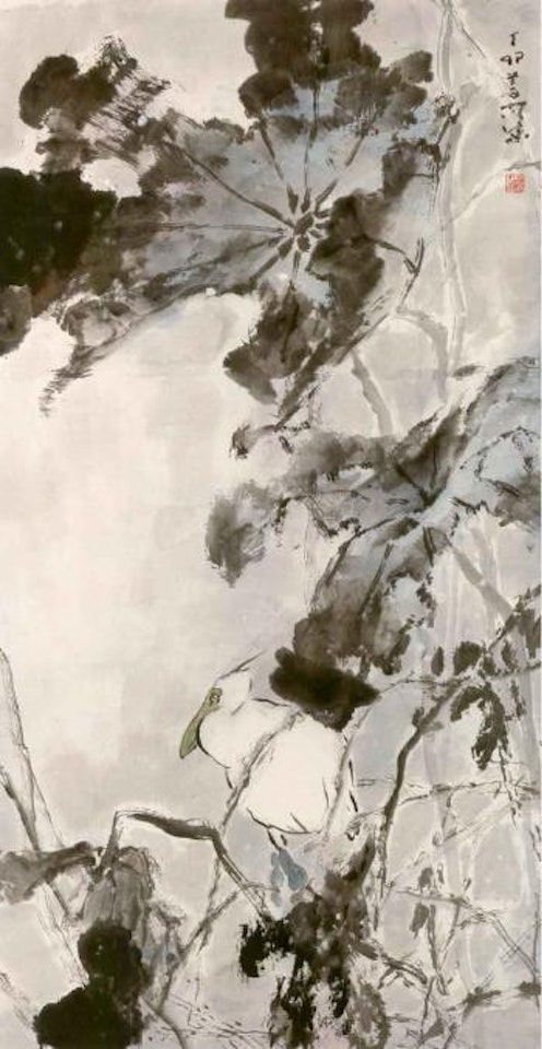 Egret by Yang Shanshen
