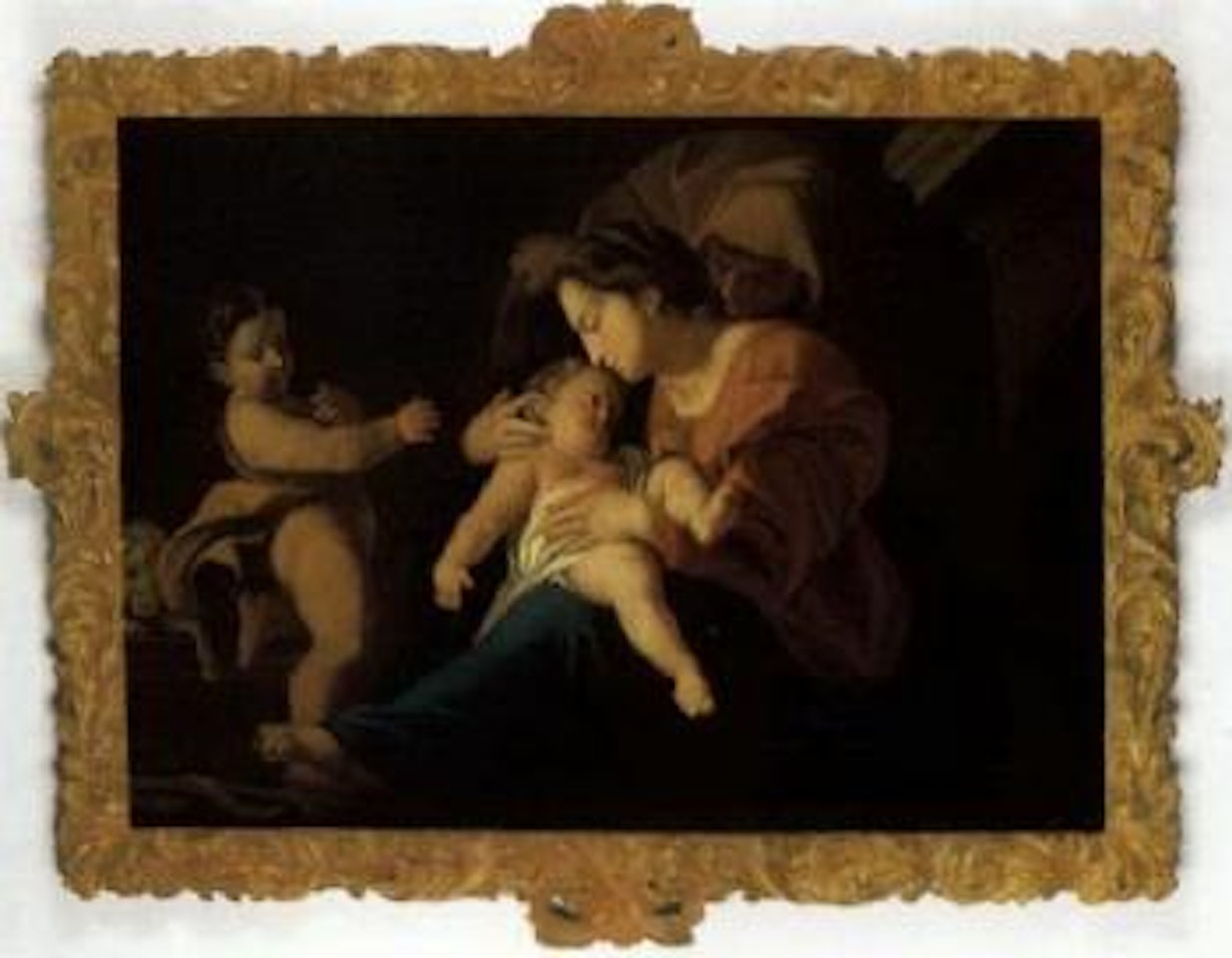 Madonna and Child with St Anne and Infant Baptist by BOLOGNESE SCHOOL