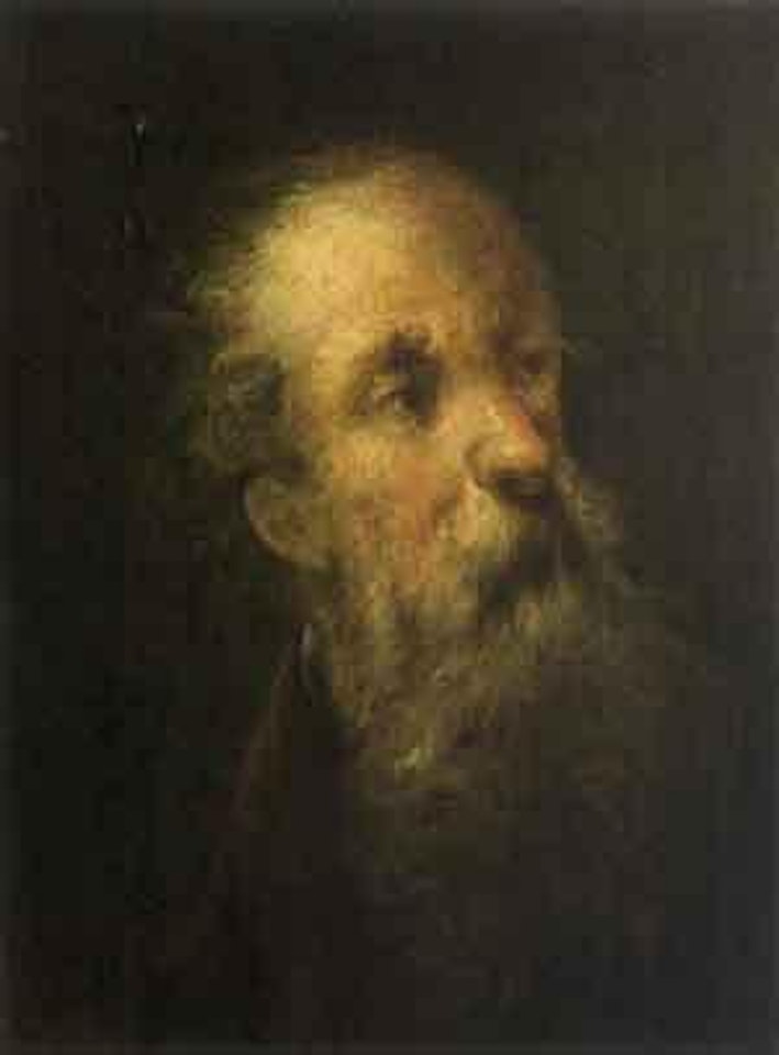 Bearded prophet by Januarius Johann Rasso Zick