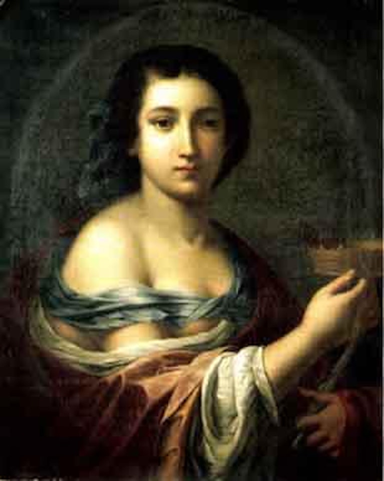 Young man holding crown by Giovanni Martinelli