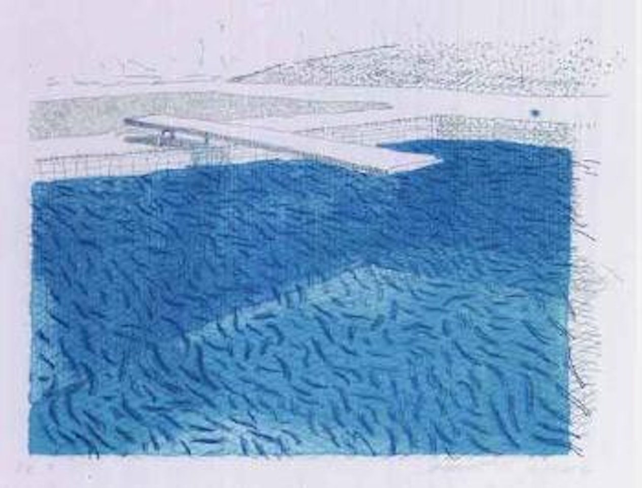 Swimming pool by David Hockney