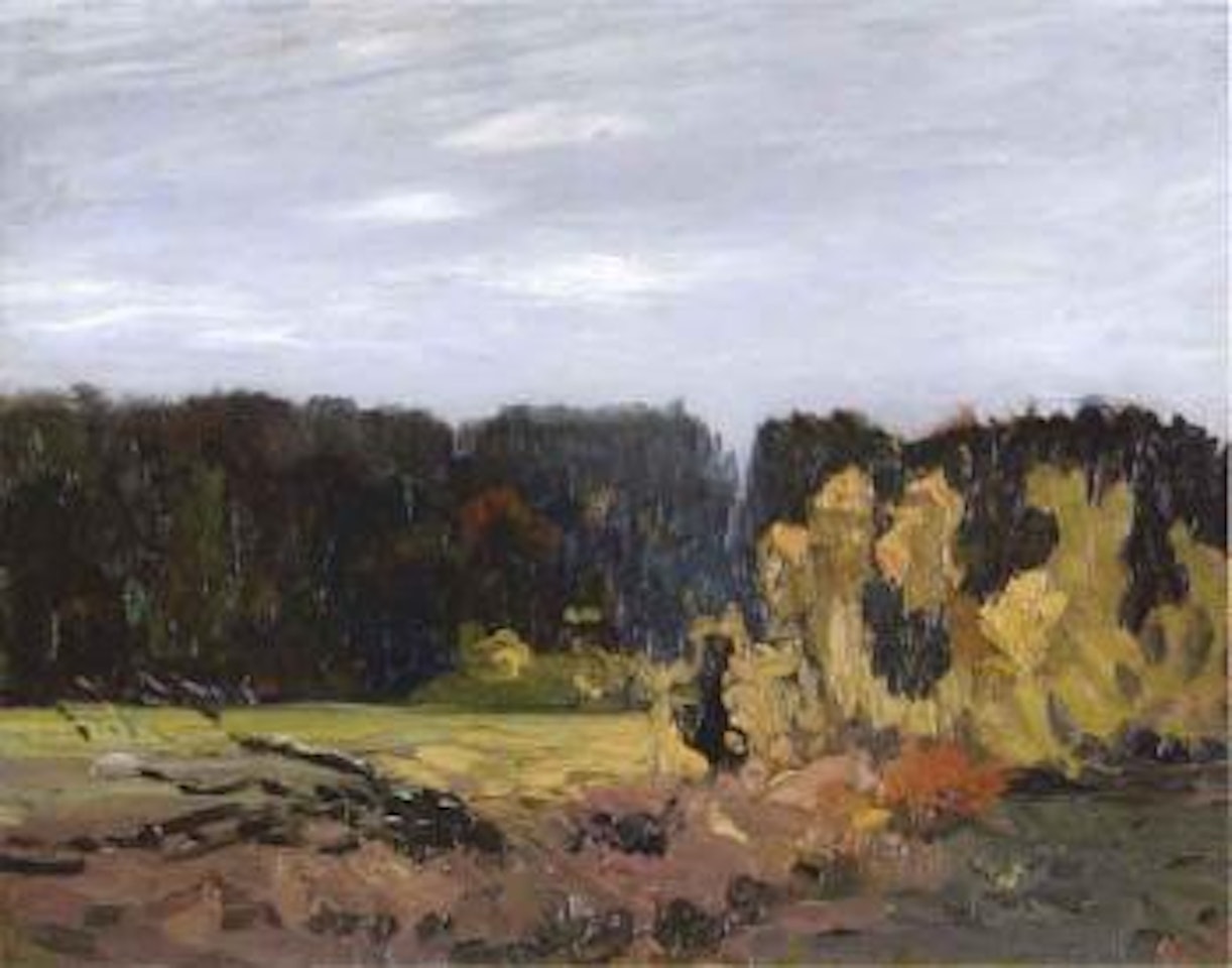 Landscape in the region of Worpswede by Hans am Ende