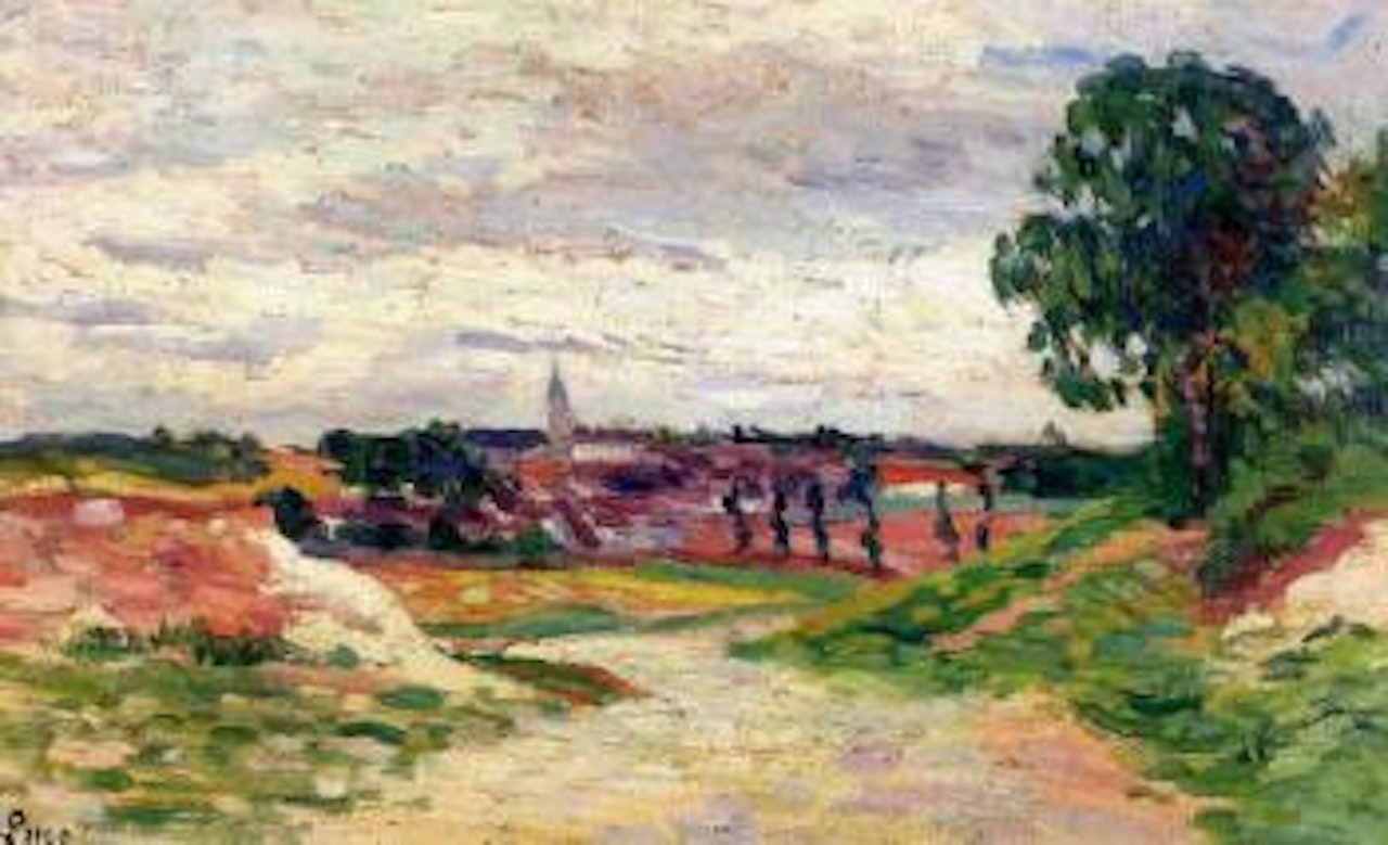 Paysage de Saint-Ay by Maximilien Luce