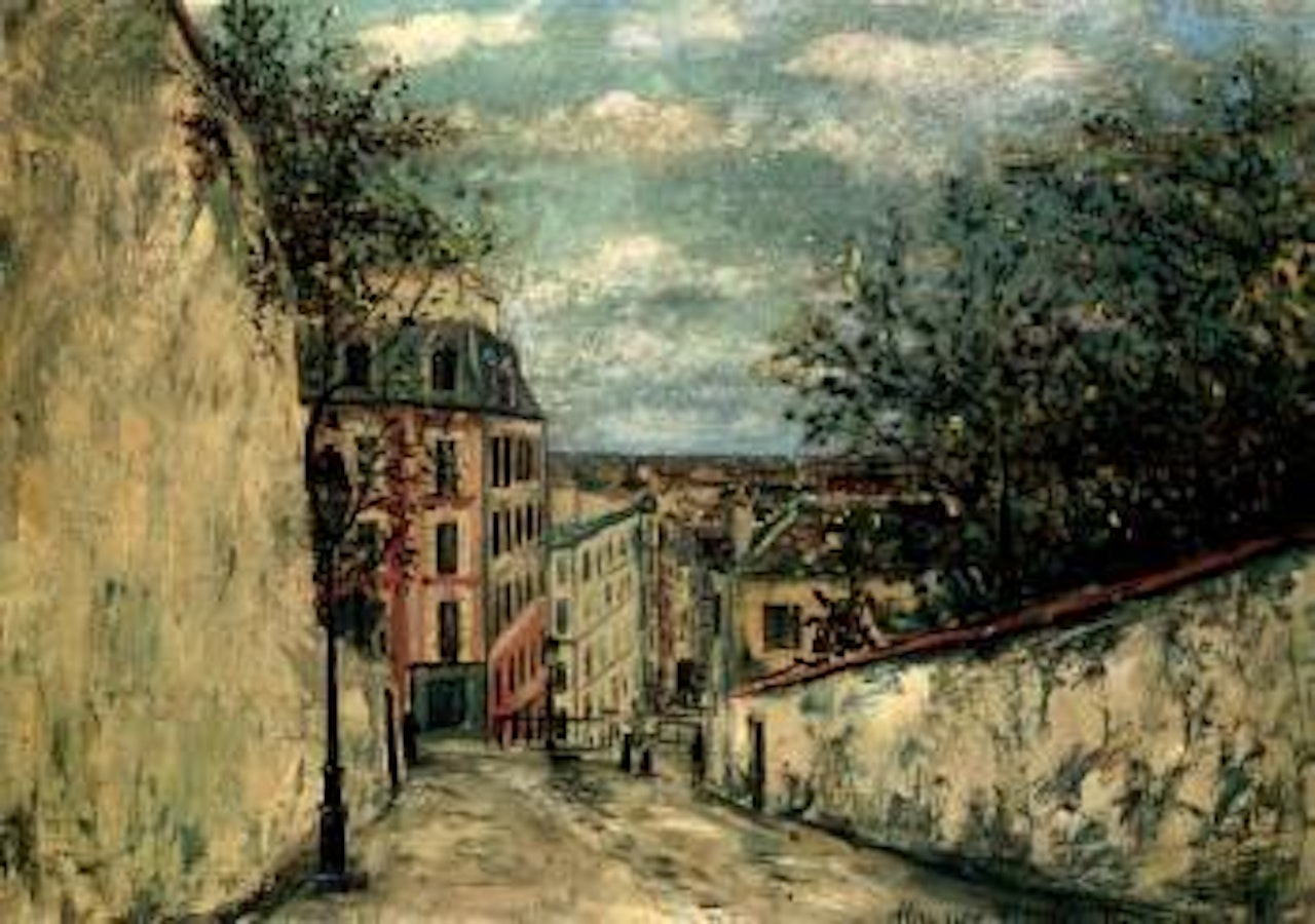 Rue du Mont-Cenis by Maurice Utrillo
